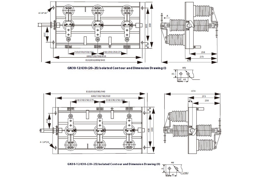 GN30-12 Indoor  Isolator Switch | 12kV Rotary Isolator