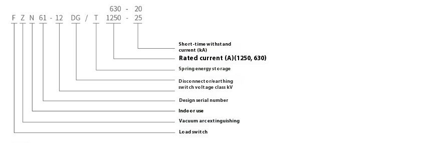 FZN61-12 Indoor High Voltage Vacuum Load Break Switch FZN61-12 Indoor High Voltage Vacuum Load Break Switch