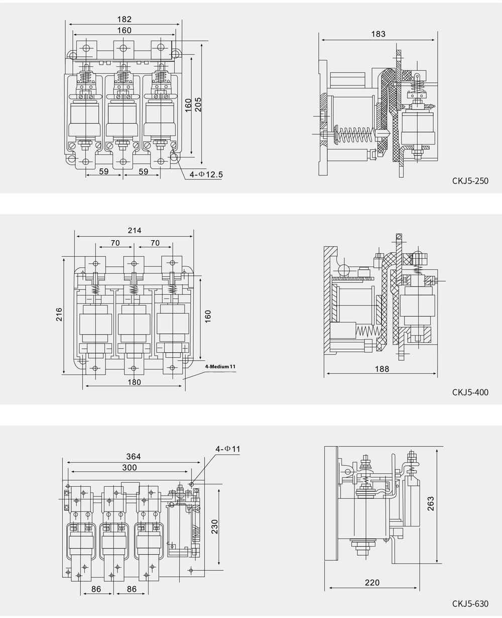 CKJ5 1140v Low Voltage Vacuum Contactor