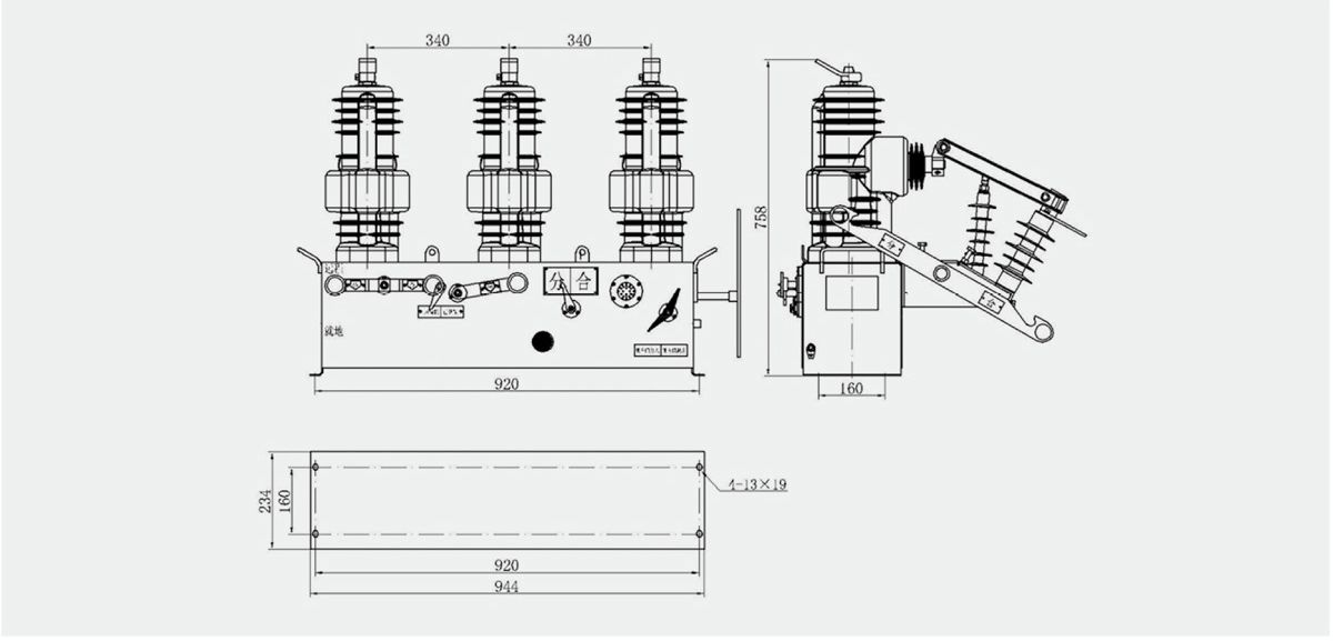 ZW32SR-12 12kV Smart Recloser with Remote Control