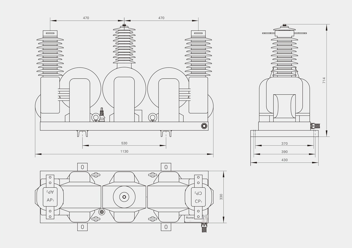 JLSZY-35W Outdoor 35kV Combined Instrument Transformer