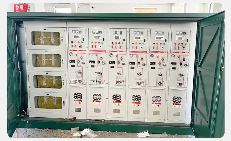 SRM6-12 Gas Insulated Fully Enclosed Ring Main Unit Compact Switchgear