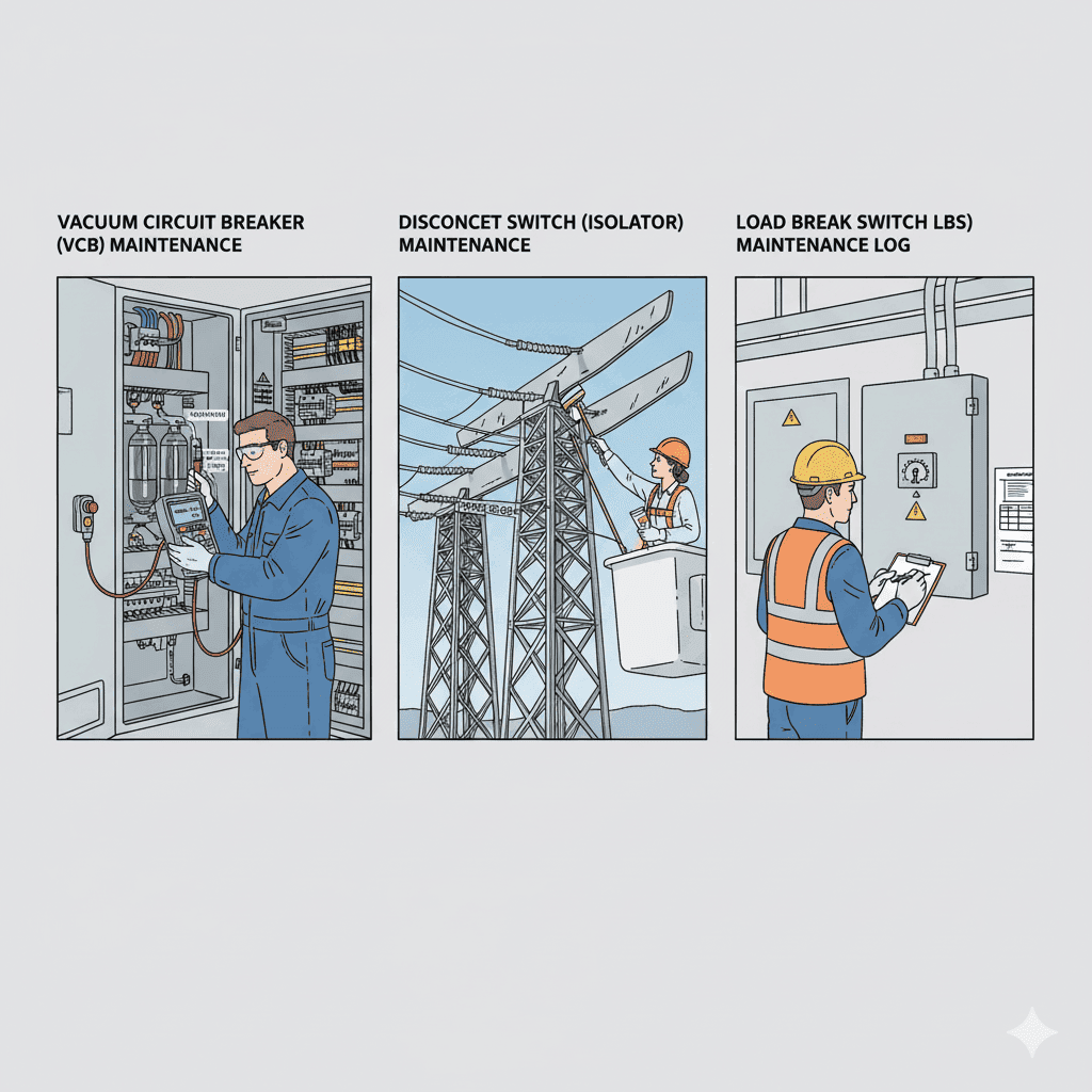 VCB vs LBS vs Disconnect: Functional Hierarchy & Selection Guide