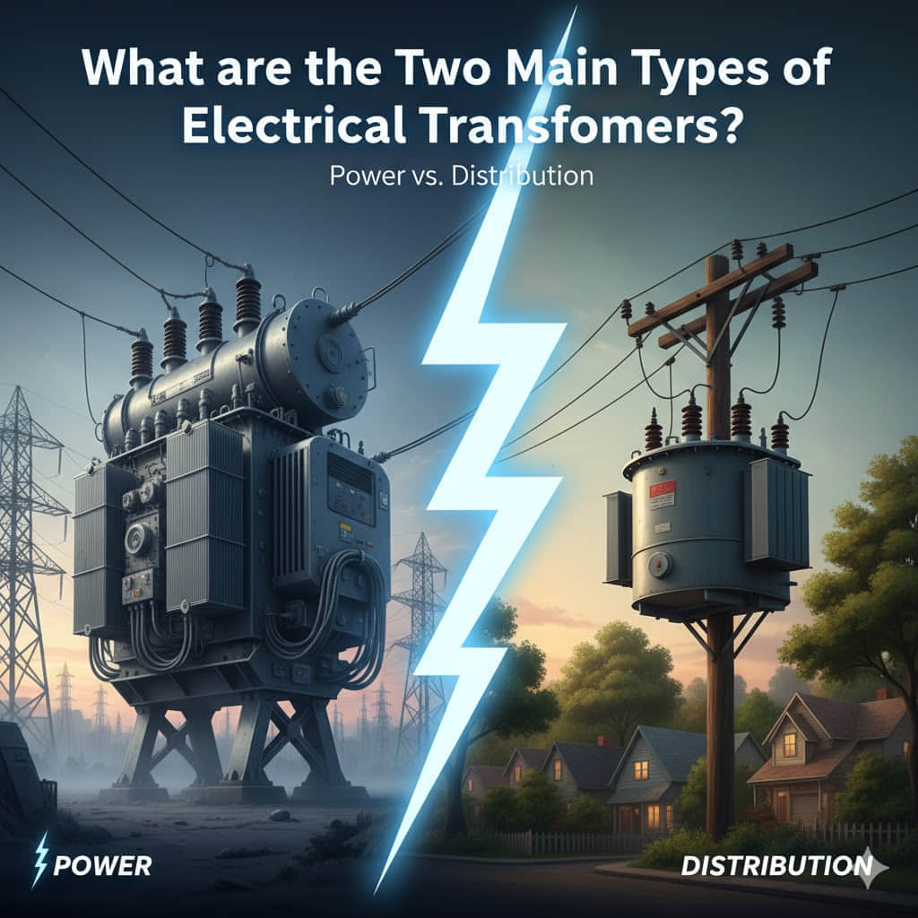 What are the Two Main Types of Electrical Transformers?