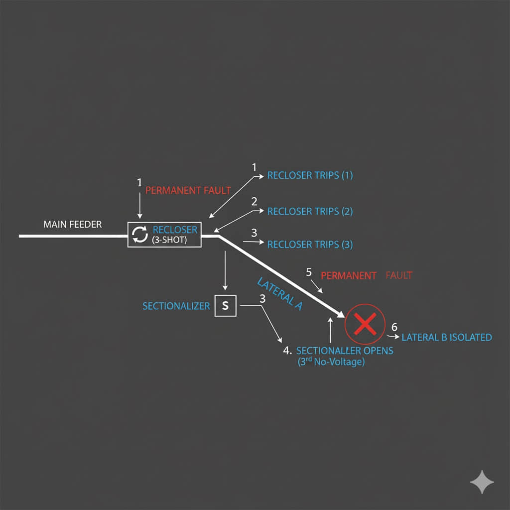 What is the difference between a breaker and a recloser?