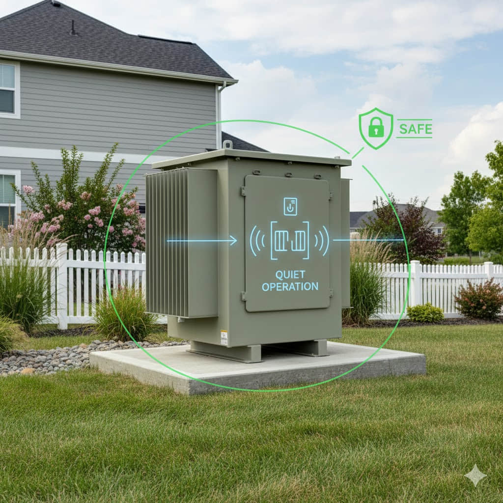 How does a pad mounted transformer work?