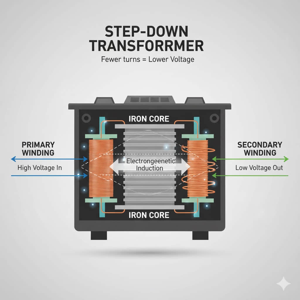 How does a pad mounted transformer work​？