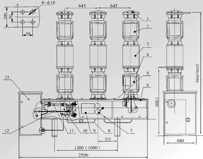 LW34-40.5 Sulfur Hexafluoride (SF₆) Circuit Breaker LW34-40.5 Sulfur Hexafluoride (SF₆) Circuit Breaker