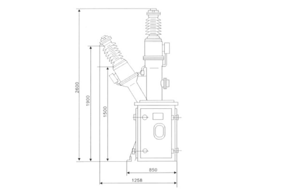 LW8-40.5 outdoor three-phase Sulfur Hexafluoride (SF6) Circuit Breaker