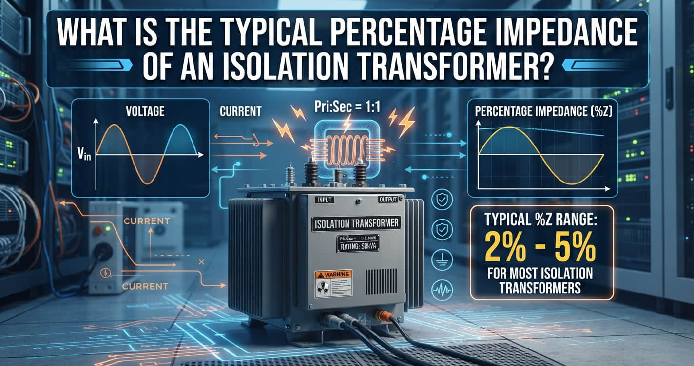 What Is the Typical Percentage Impedance of an Isolation Transformer? What Is the Typical Percentage Impedance of an Isolation Transformer?